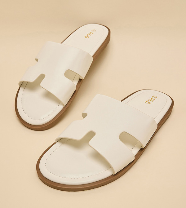 R&B R&B - Ivory Casual Sandals