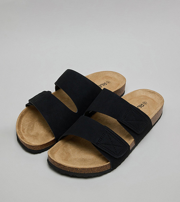 R&B R&B - Black Casual Sandals