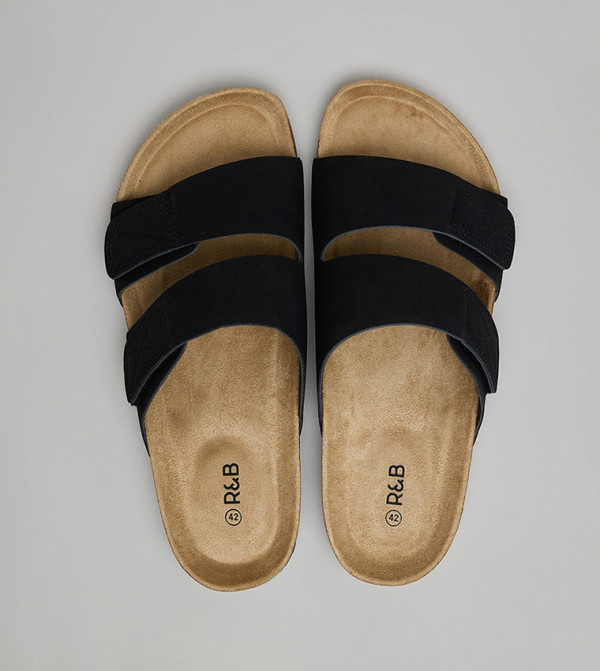 R&B R&B - Black Casual Sandals