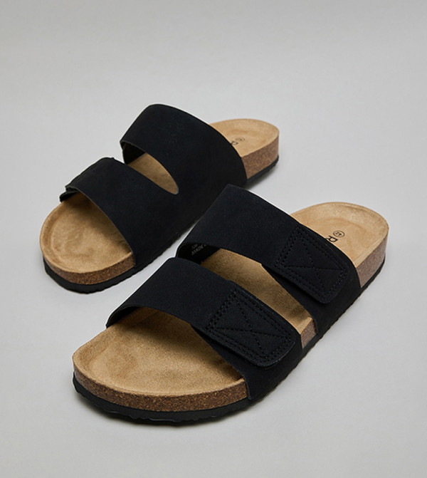 R&B R&B - Black Casual Sandals