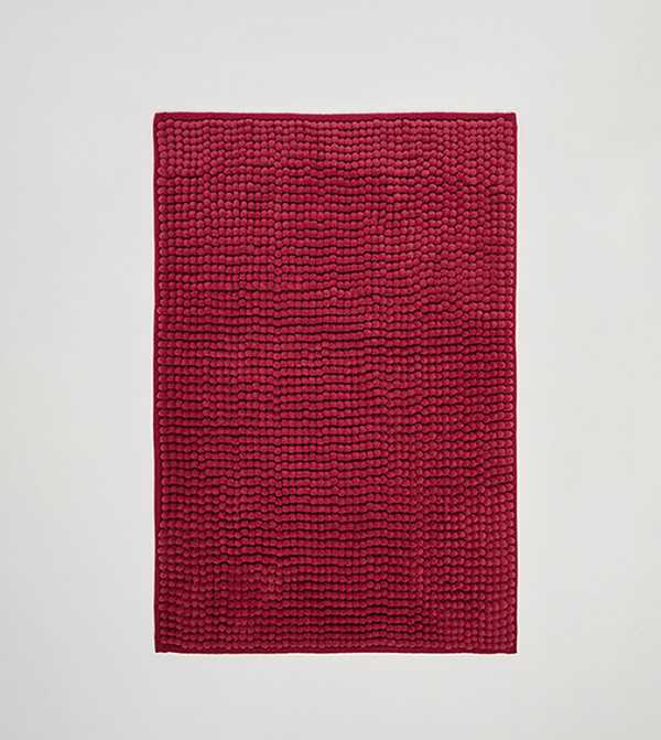 R&B Bathmats & Curtains - Maroon Ballerina