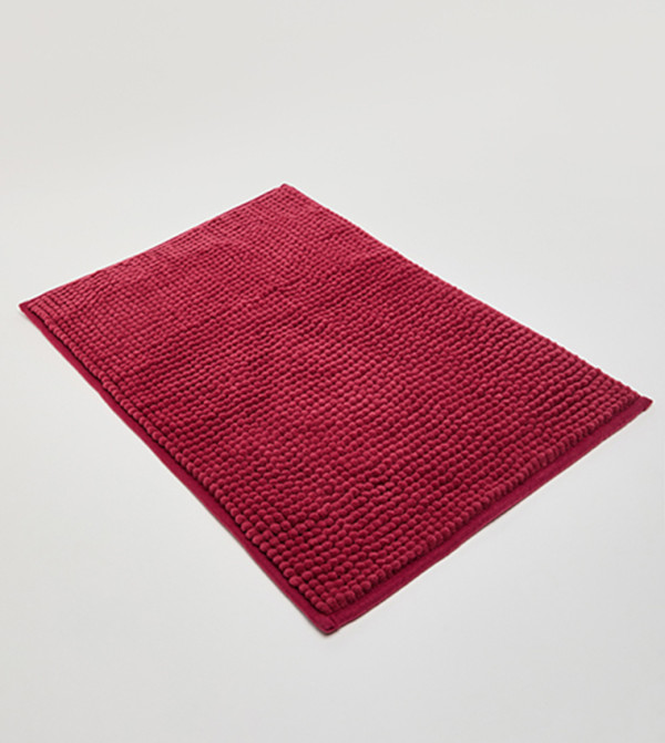 R&B Bathmats & Curtains - Maroon Ballerina