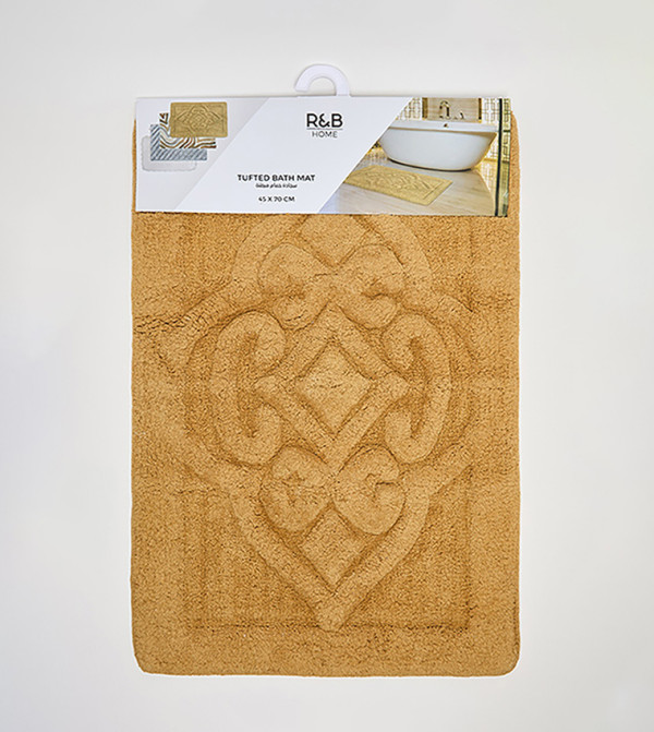 R&B Bathmats & Curtains - Mustard Ballerina