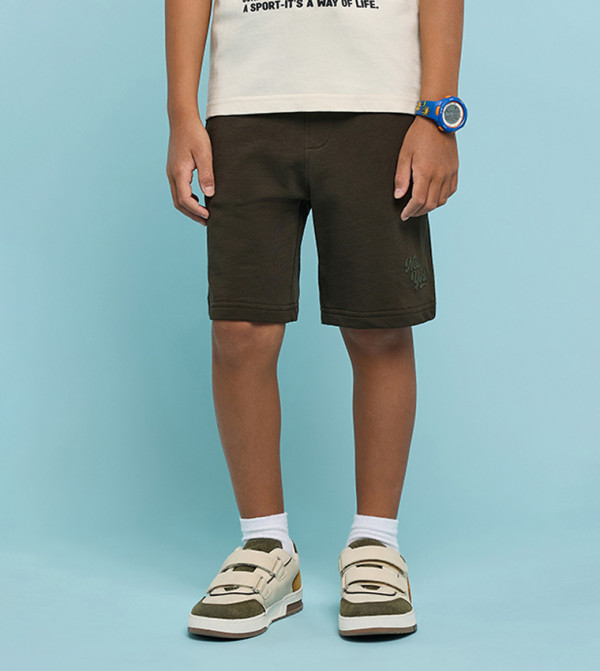 R&B  Bottomwear - Green Shorts