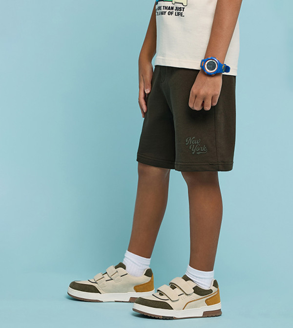 R&B  Bottomwear - Green Shorts
