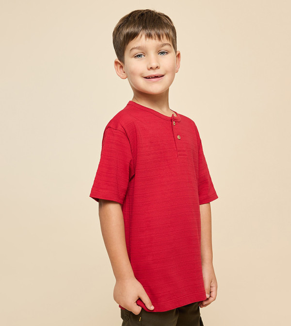 أر آند بي  توبات   - أحمر T-shirts
