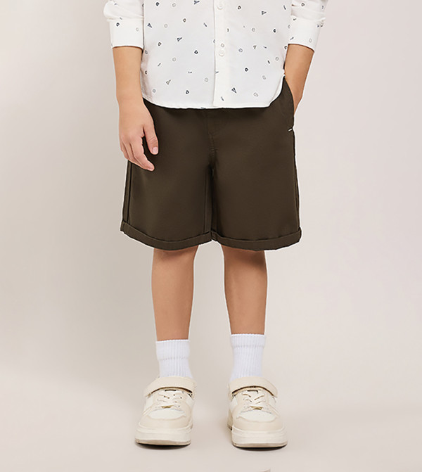 R&B  sport-and-active-play - Olive Shorts