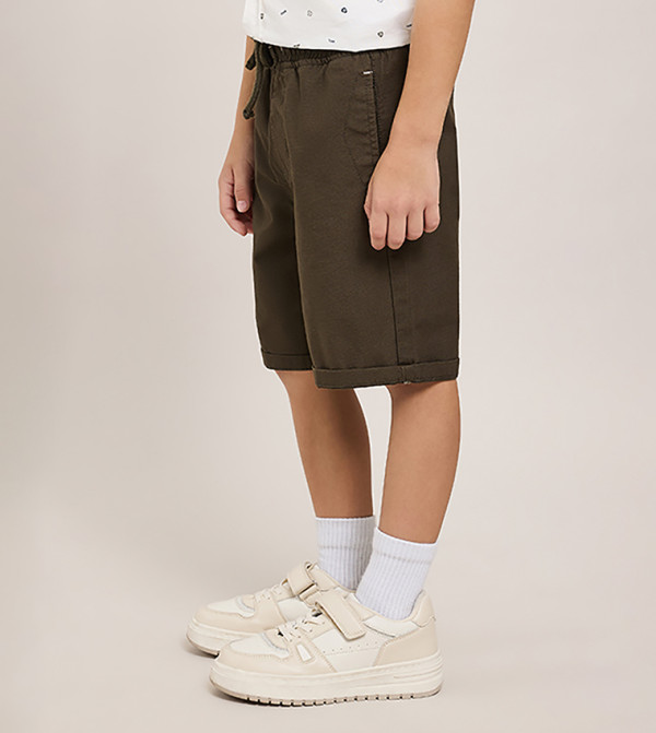 R&B  sport-and-active-play - Olive Shorts