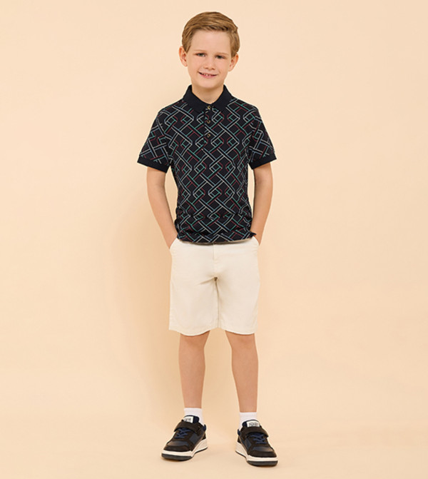 أر آند بي cool-kid-uniforms-k - كحلي مزرق توب و شورت