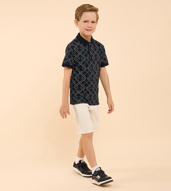 أر آند بي cool-kid-uniforms-k - كحلي مزرق توب و شورت