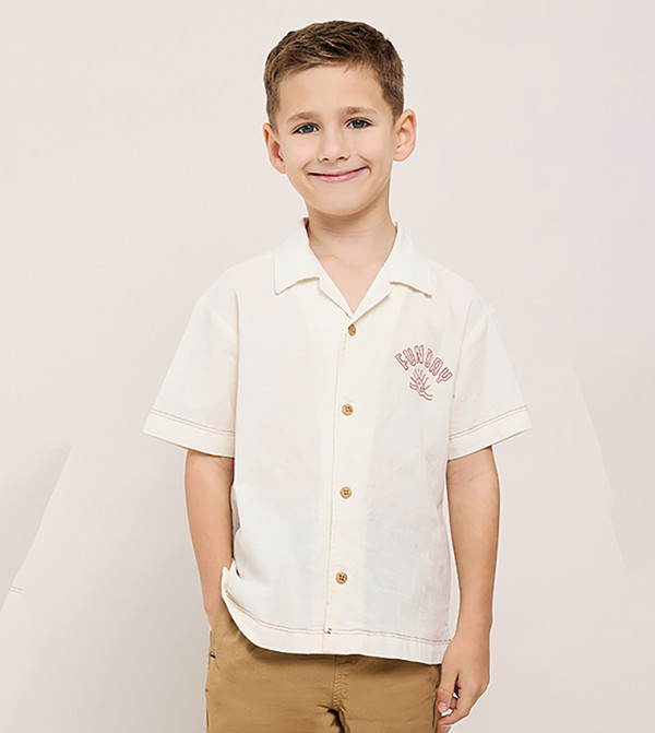 أر آند بي cool-kid-uniforms-k - عاجي قمصان و بناطيل