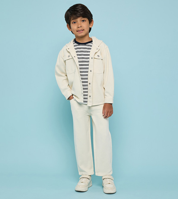 R&B  Trousers & Pants - Beige Trousers & Pants