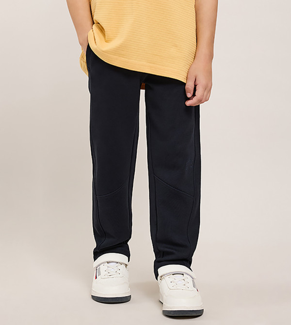 R&B  Bottomwear - Navy Trousers & Pants
