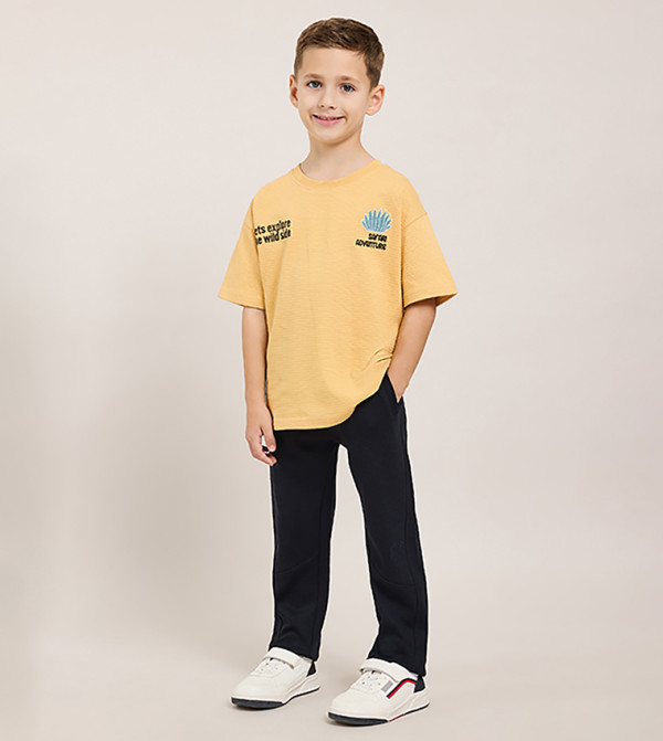R&B  Bottomwear - Navy Trousers & Pants
