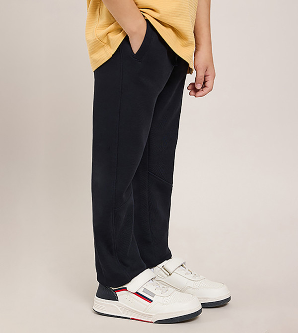 R&B  Bottomwear - Navy Trousers & Pants