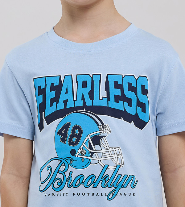 R&B  preppy-layers - Blue T-shirts