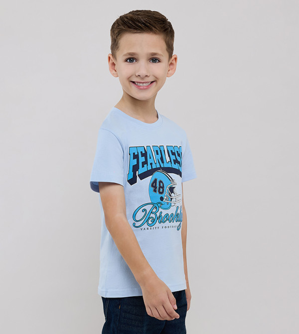 R&B  preppy-layers - Blue T-shirts