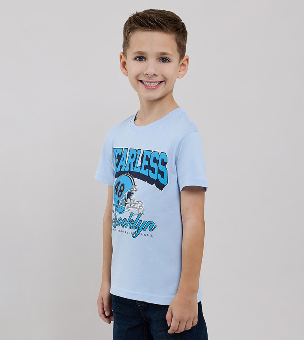 R&B  preppy-layers - Blue T-shirts