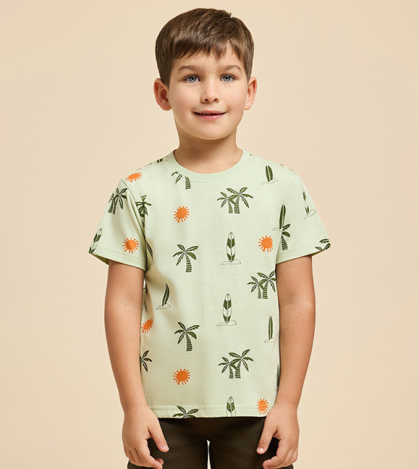 R&B  T-Shirts - Light Green T-shirts