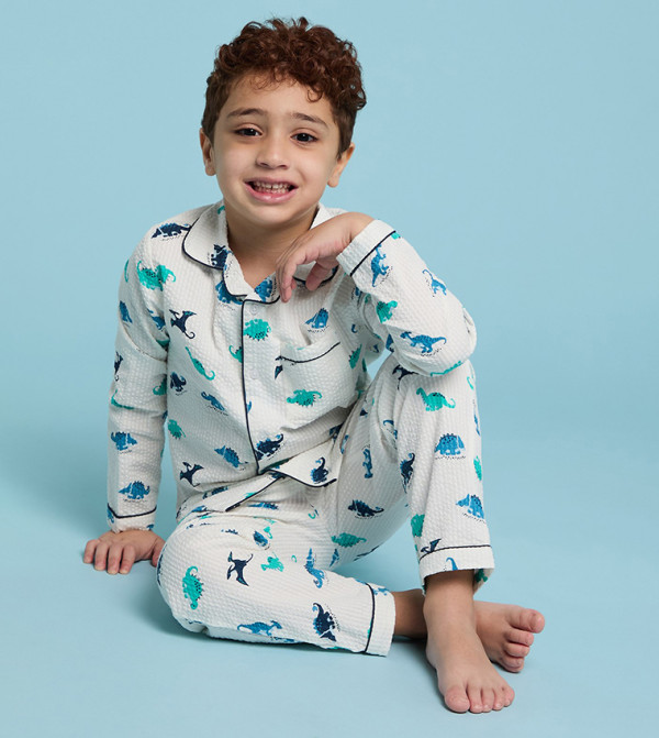 R&B  Nightwear - Ivory Top & Pyjama Sets