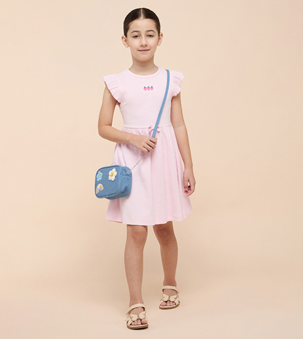 R&B  girls-craft-pretty-summer - Light Pink Casual Dress