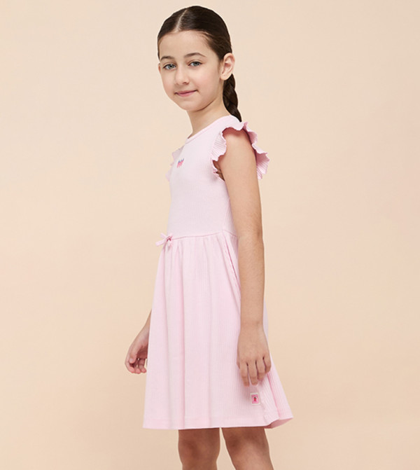R&B  girls-craft-pretty-summer - Light Pink Casual Dress