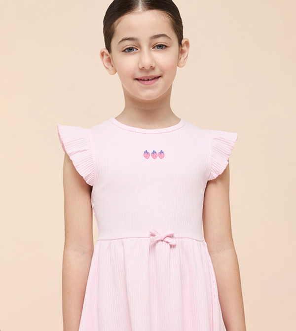 R&B  girls-craft-pretty-summer - Light Pink Casual Dress