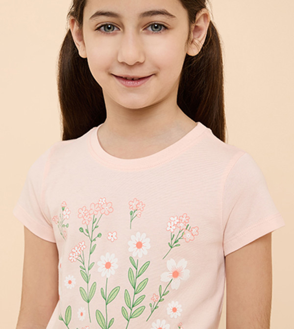 R&B  T-Shirts - Peach T-shirts