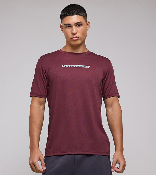 R&B Sportswear - Burgundy T-Shirts & Vests