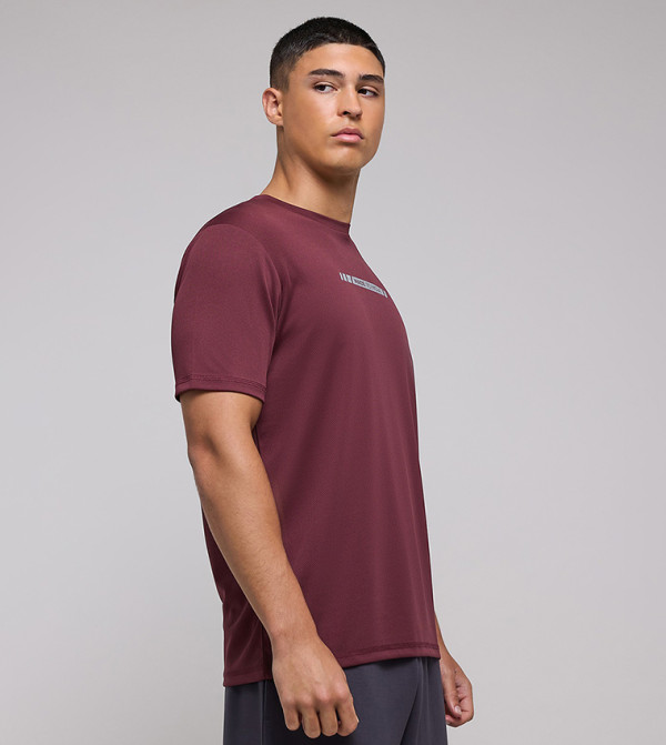 R&B Sportswear - Burgundy T-Shirts & Vests