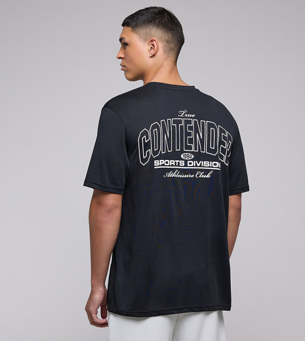 أر آند بي  ملابس رياضة - أسود T-Shirts & Vests