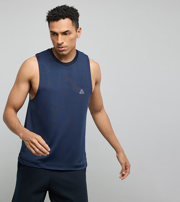 أر آند بي  تيشيرتات وفانيلات  - أزرق T-Shirts & Vests