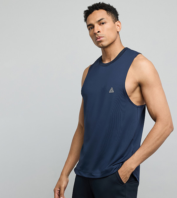 أر آند بي  تيشيرتات وفانيلات  - أزرق T-Shirts & Vests