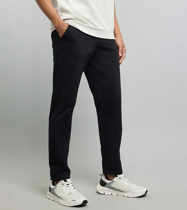 R&B  Track Pants & Joggers - BLACK Track Pants & Joggers