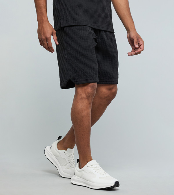R&B  Casual Shorts - BLACK Casual Shorts