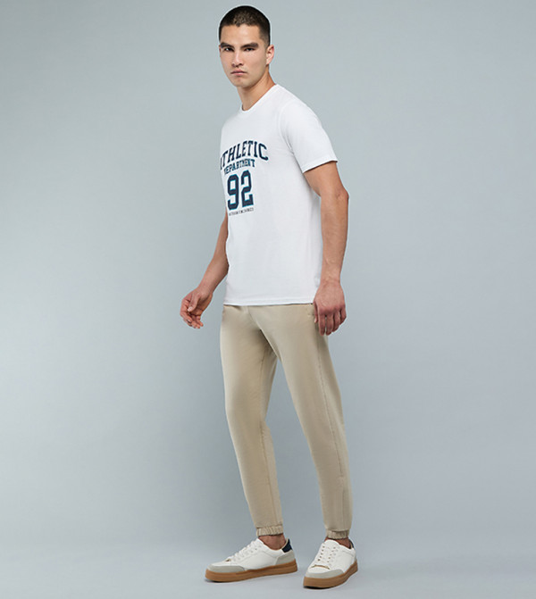 R&B  Casual Pants - Beige Casual Pants