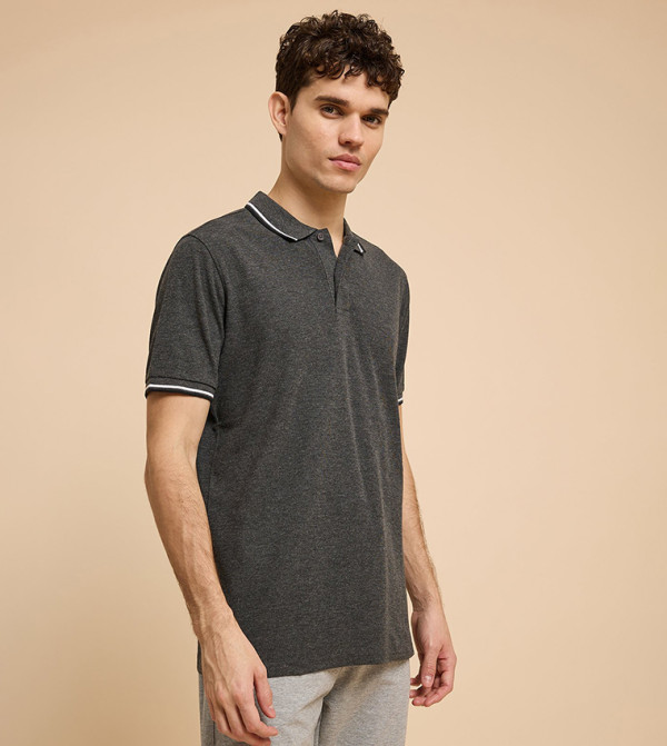 R&B  iftar-ready - Charcoal Polo T-shirts
