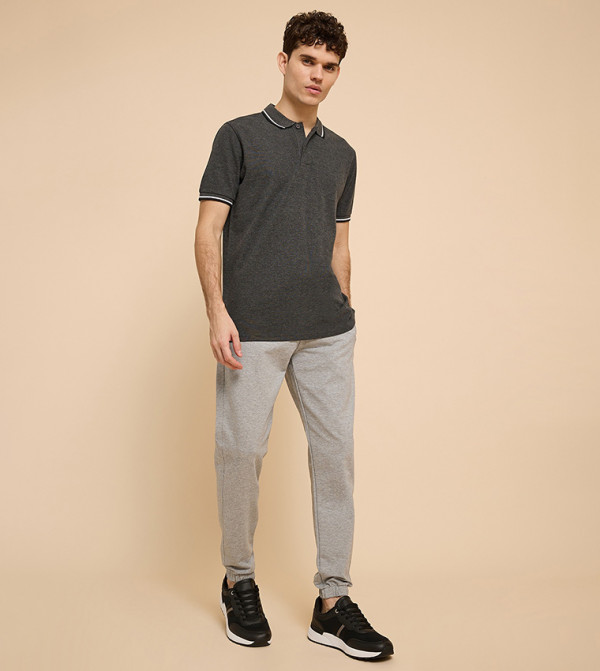 R&B  iftar-ready - Charcoal Polo T-shirts