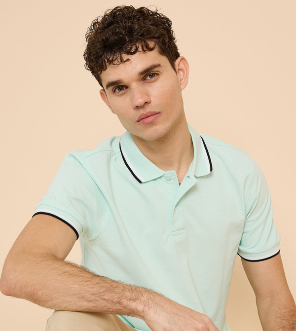 R&B  - Mint Polo T-shirts