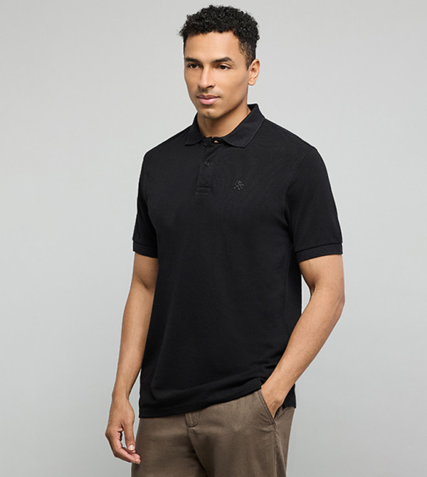 R&B R&B - BLACK Polo T-shirts
