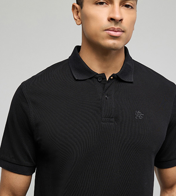 R&B R&B - BLACK Polo T-shirts