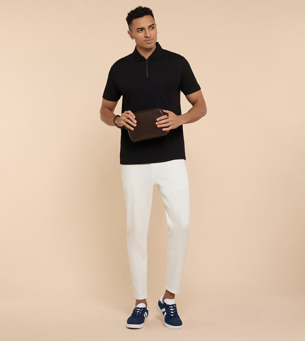 R&B R&B - Black Polo T-shirts