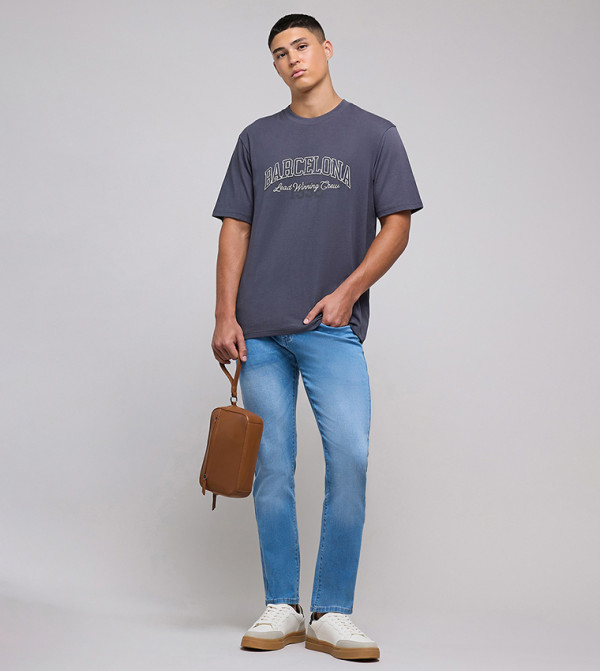 R&B  T-Shirts & Vests - Dark Grey T-Shirts & Vests