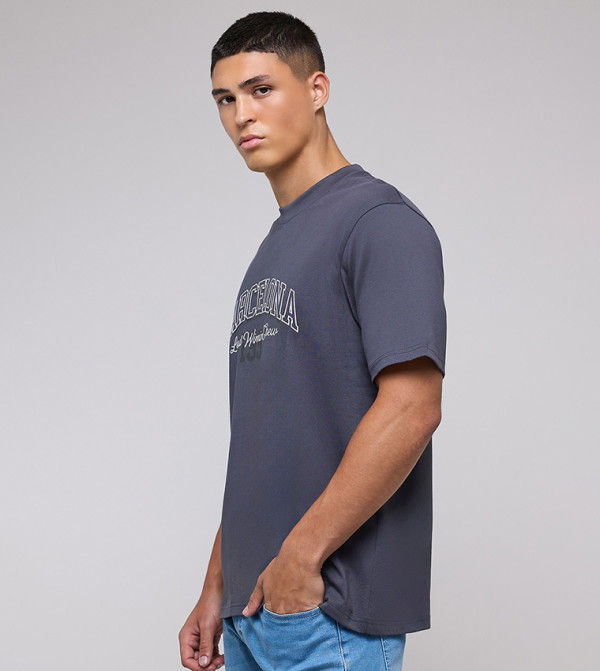 R&B  T-Shirts & Vests - Dark Grey T-Shirts & Vests