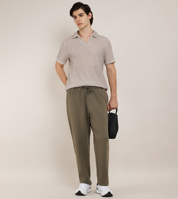 R&B  Clothing - Olive Casual Pants