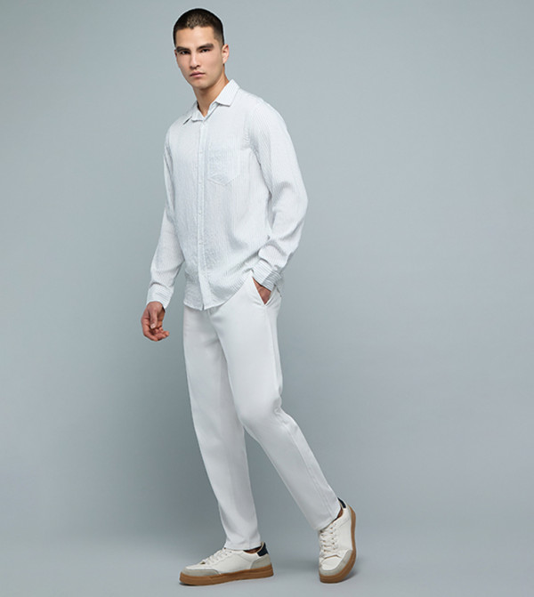 أر آند بي  ملابس - عاجي  بنطال كاجوال