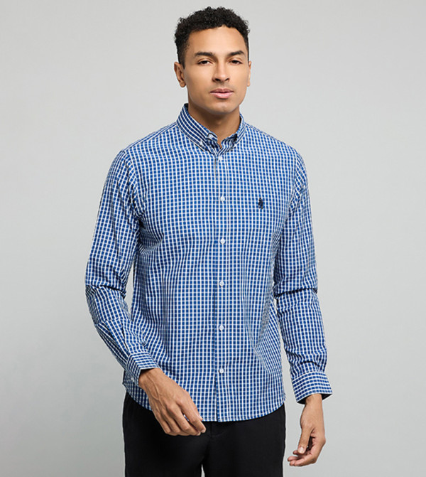أر آند بي  أكمام طويلة - أزرق Long Sleeves