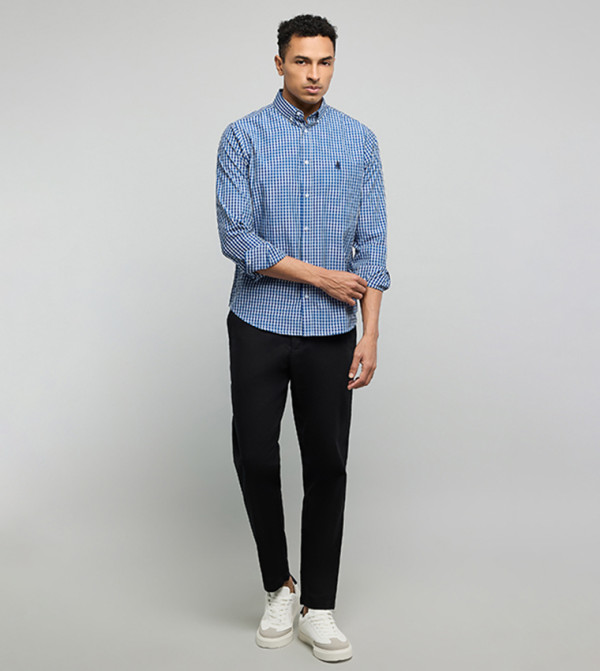 أر آند بي  أكمام طويلة - أزرق Long Sleeves