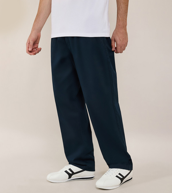 R&B Casual Pants - Navy Casual Pants