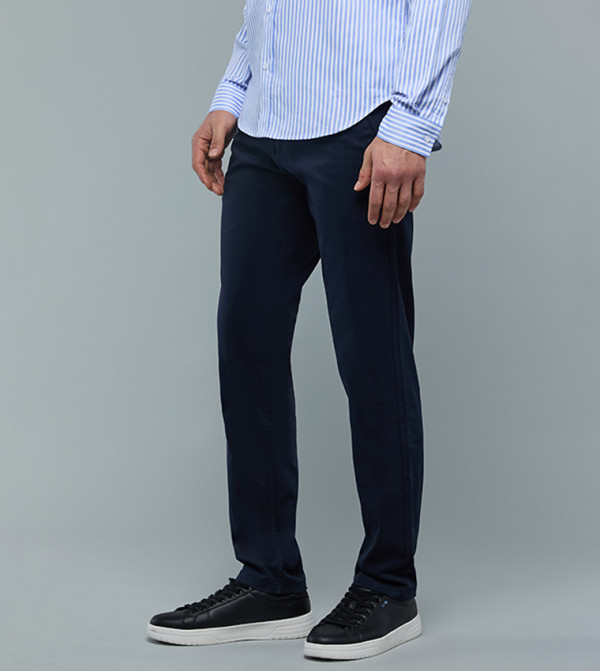 R&B  Casual Pants - NAVY BLUE Casual Pants